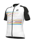 ALÉ Koszulka kolarska z krótkim rękawem - LOGO - biały
