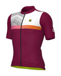 ALÉ Koszulka kolarska z krótkim rękawem - ZIG ZAG PR-S - fioletowy