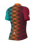 ALÉ Koszulka kolarska z krótkim rękawem - DINAMICA PRAGMA - pomarańczowy