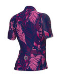 ALÉ Koszulka kolarska z krótkim rękawem - LEAF PR-S - różowy