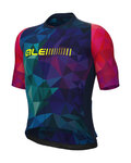 ALÉ Koszulka kolarska z krótkim rękawem - VALLEY PR-E - niebieski