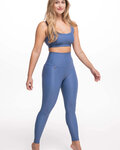 ATHLEEYA legginsy - ESSENTIAL MATTE - niebieski