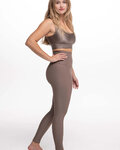 ATHLEEYA legginsy - ESSENTIAL MATTE - beżowy