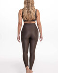ATHLEEYA legginsy - ESSENTIAL MATTE - brązowy