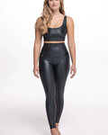 ATHLEEYA legginsy - ESSENTIAL SHINE - czarny
