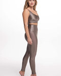 ATHLEEYA legginsy - ESSENTIAL SHINE - beżowy