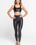 ATHLEEYA legginsy - COFFEE SHINE - czarny