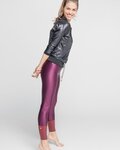 ATHLEEYA legginsy - COFFEE SHINE - fioletowy