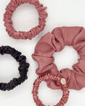 ATHLEEYA opaski do włosów - SCRUNCHIE SET - brązowy