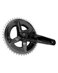 SRAM korby i tarcze - RIVAL D1 QUARQ ROAD POWER METER DUB 160 48-35 - czarny
