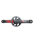 SRAM korby i tarcze - X01 EAGLE SUPERBOOST+ DUB 12s 175 - czarny