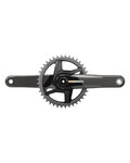 SRAM korby i tarcze - FORCE 1X D2 DUB IRIDESCENT 175mm - czarny