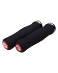 SRAM gripy - LOCKING GRIPS 129 mm - czarny/czerwony