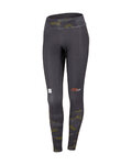 SPORTFUL legginsy - DORO RYTHMO - czarny/żółty