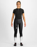 SPORTFUL legginsy - APEX - czarny/biały