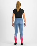 SPORTFUL legginsy - APEX - jasnoniebieski/czerwony
