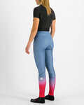 SPORTFUL legginsy - APEX - jasnoniebieski/czerwony