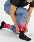 SPORTFUL legginsy - APEX - jasnoniebieski/czerwony