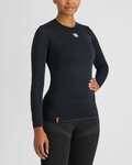 SPORTFUL Kolarska koszulka z długim rękawem - LIGHT - czarny