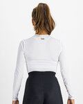 SPORTFUL Kolarska koszulka z długim rękawem - LIGHT - biały