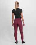 SPORTFUL legginsy - DORO - bordowy