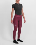 SPORTFUL legginsy - DORO - bordowy
