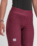 SPORTFUL legginsy - DORO - bordowy