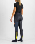 SPORTFUL legginsy - APEX - czarny/niebieski