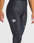 SPORTFUL legginsy - APEX - czarny/niebieski