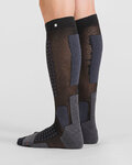 SPORTFUL Podkolanówki kolarskie - APEX LONG - czarny/szary