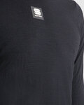 SPORTFUL Kolarska koszulka z długim rękawem - MERINO LS - czarny