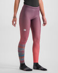 SPORTFUL legginsy - APEX - fioletowy/różowy
