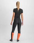 SPORTFUL legginsy - CARDIO TECH PROTECTED W - czarny/pomarańczowy