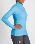 SPORTFUL Zimowa koszulka kolarska z długim rękawem - DORO W - niebieski