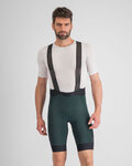 SPORTFUL Krótkie spodnie kolarskie z szelkami - SUPERGIARA - zielony