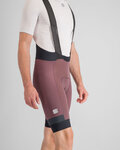 SPORTFUL Krótkie spodnie kolarskie z szelkami - SUPERGIARA - bordowy