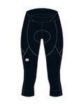 SPORTFUL Kolarskie spodnie 3/4 bez szelek - NEO - czarny