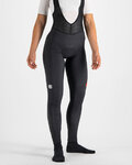 SPORTFUL Długie spodnie kolarskie z szelkami - FIANDRE NO RAIN - czarny