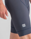 SPORTFUL Krótkie spodnie kolarskie z szelkami - BODYFIT PRO - niebieski