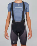 SPORTFUL Krótkie spodnie kolarskie z szelkami - BODYFIT PRO AIR - czarny