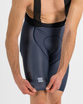 SPORTFUL Krótkie spodnie kolarskie z szelkami - BODYFIT PRO AIR - niebieski