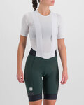 SPORTFUL Krótkie spodnie kolarskie z szelkami - SUPERGIARA W - zielony