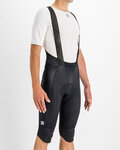 SPORTFUL Krótkie spodnie kolarskie z szelkami - BODYFIT PRO THERMAL - czarny
