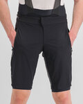 SPORTFUL Krótkie spodnie kolarskie bez szelek - SUPERGIARA - czarny