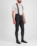 SPORTFUL Długie spodnie kolarskie z szelkami - TOTAL COMFORT - czarny