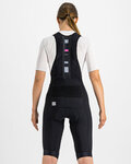 SPORTFUL Krótkie spodnie kolarskie z szelkami - BODYFIT PRO THERMAL - czarny
