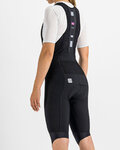 SPORTFUL Krótkie spodnie kolarskie z szelkami - BODYFIT PRO THERMAL - czarny