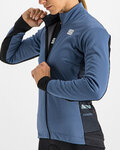 SPORTFUL Kolarska kurtka przeciwwiatrowa - NEO SOFTSHELL - niebieski/czarny