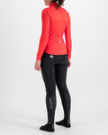 SPORTFUL Zimowa koszulka kolarska z długim rękawem - KELLY THERMAL - czerwony
