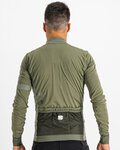 SPORTFUL Zimowa koszulka kolarska z długim rękawem - SUPERGIARA THERMAL - zielony